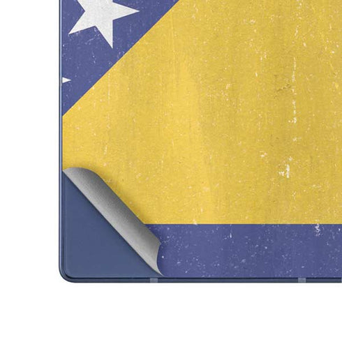 Bosnia and Herzegovina Flag Distressed Galaxy Z Fold6 Skin